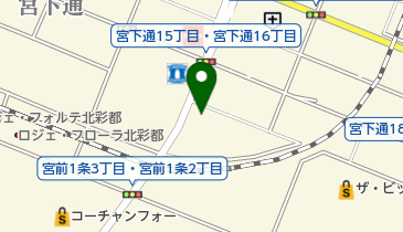 宅配クック123旭川店の地図画像