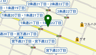旭川ダンスカンパニーの地図画像
