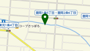 コープさっぽろ東光店文化教室の地図画像