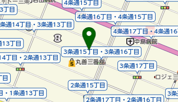 三番舘 旭川本店の地図画像