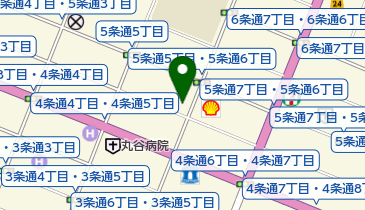北海道建設業信用保証株式会社旭川支店の地図画像