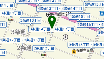 ニュー中里時計店の地図画像