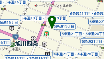 旭川市役所 子育て支援部 こども育成課 放課後児童クラブ 朝日放課後児の地図画像