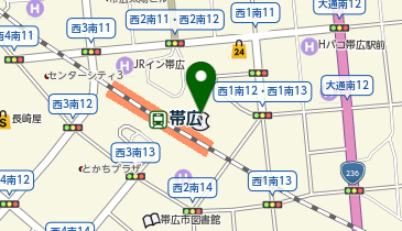 北洋証券株式会社帯広支店の地図画像