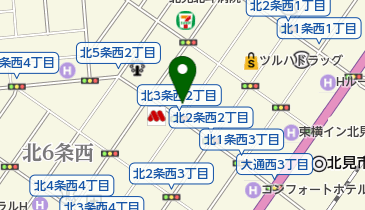 友&愛北見店の地図画像