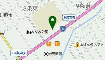 南小学校職員室の地図画像