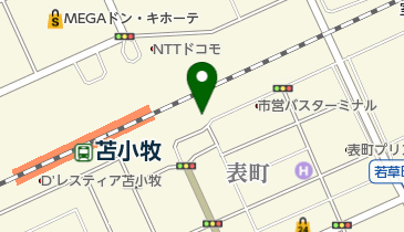 苫小牧市役所 総合政策部 スポーツ都市推進課 関連施設 ココトマの地図画像