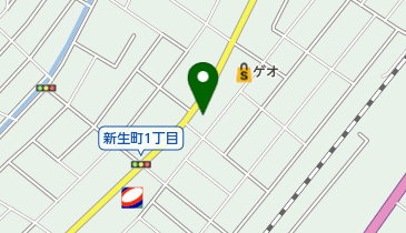 晴れの美容室の地図画像