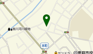 恵庭市役所 教育委員会 福住屋内運動広場の地図画像