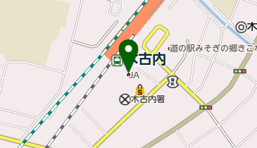 新函館農業協同組合木古内支店の地図画像