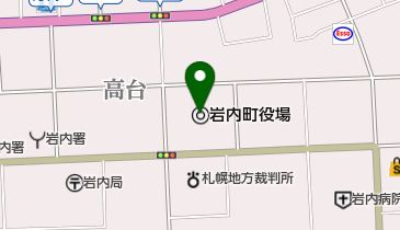 岩内町職員労働組合の地図画像