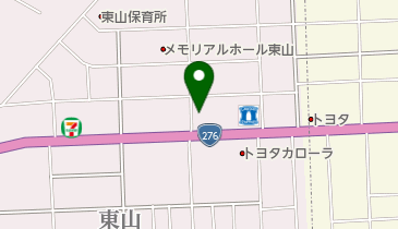 有限会社東山薬局の地図画像