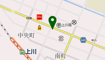 有限会社藤井クリーニング店上川店の地図画像
