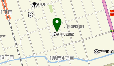 新得町共同作業所かりかち工房の地図画像