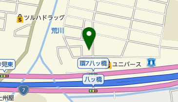 クリーニングのツルヤ ブルースター八ツ橋店の地図画像