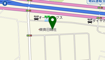 東奥日報サービス保険センターの地図画像