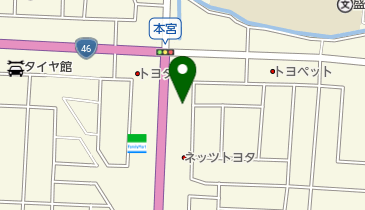 やまなか家盛南店の地図画像