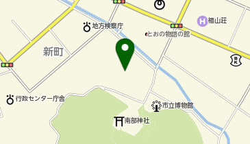 遠野市民体育館の地図画像