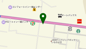 岩手三菱自動車販売株式会社いちのせきインター店の地図画像
