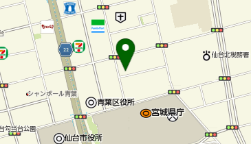 大きな青い馬の地図画像