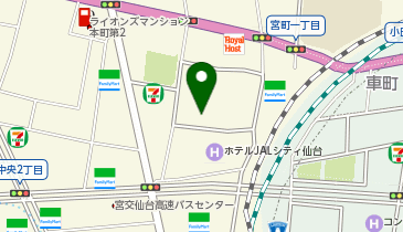 仙台市シルバーセンター(公益財団法人)の地図画像