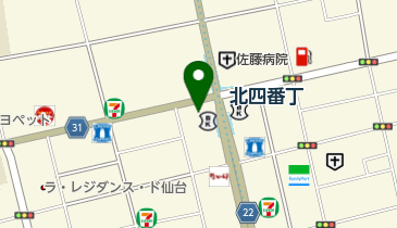 グリーングラス美容室の地図画像