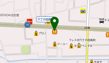 はま寿司六丁の目南町店の地図画像