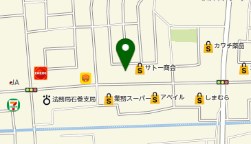 株式会社パンセ石巻本店の地図画像