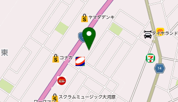 リハスパ大河原の地図画像