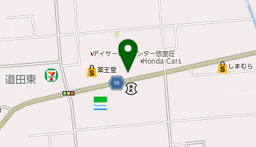 軽専門店はなまるの地図画像