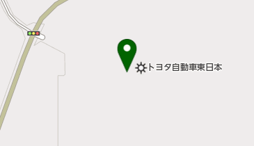 トヨタ自動車東日本株式会社の地図画像