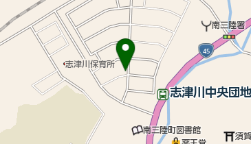 理容ポプラの地図画像