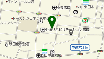 中通リハビリテーション病院 通所リハビリテーションの地図画像