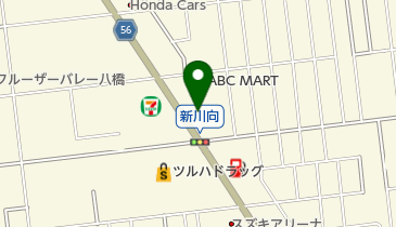 フリー麻雀ロンロン新国道店の地図画像