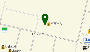 株式会社バザール横手店の地図画像