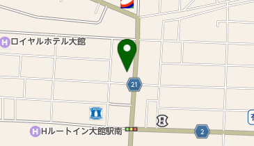 はせがわ化粧品大町本店の地図画像