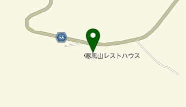 寒風山食堂の地図画像