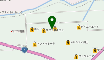 うさちゃんクリーニング 潟上店の地図画像