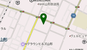 カトリック山形教会の地図画像
