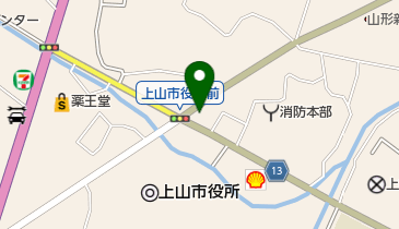 かみのやま治療院の地図画像