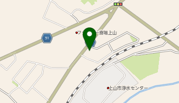 うさちゃんクリーニング 上山店の地図画像