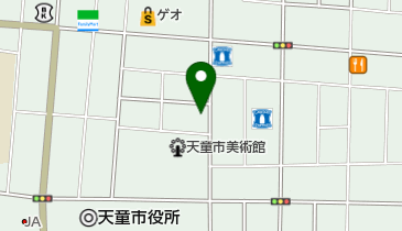 天童中央第四学童保育所の地図画像