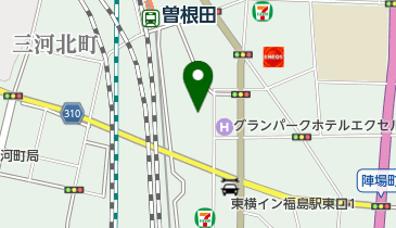 フォレストパステル福島店の地図画像