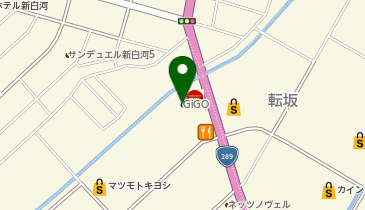 ピザハットメガステージ白河店の地図画像