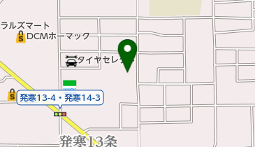 有限会社GSPノースの地図画像