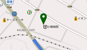 小樽市南部地域包括支援センターの地図画像