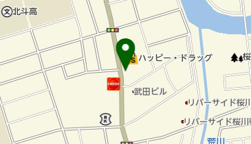 美容室みのたけの地図画像