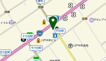 TBC八戸店の地図画像
