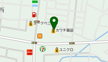 カワチ薬局大槻店の地図画像