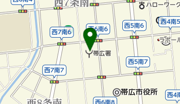 とかち広域消防事務組合事務局の地図画像